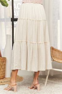 Tiered Maxi Skirt