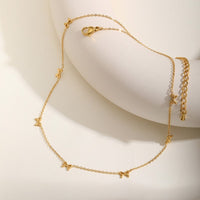 Tarnish Free Mini Bows Necklace