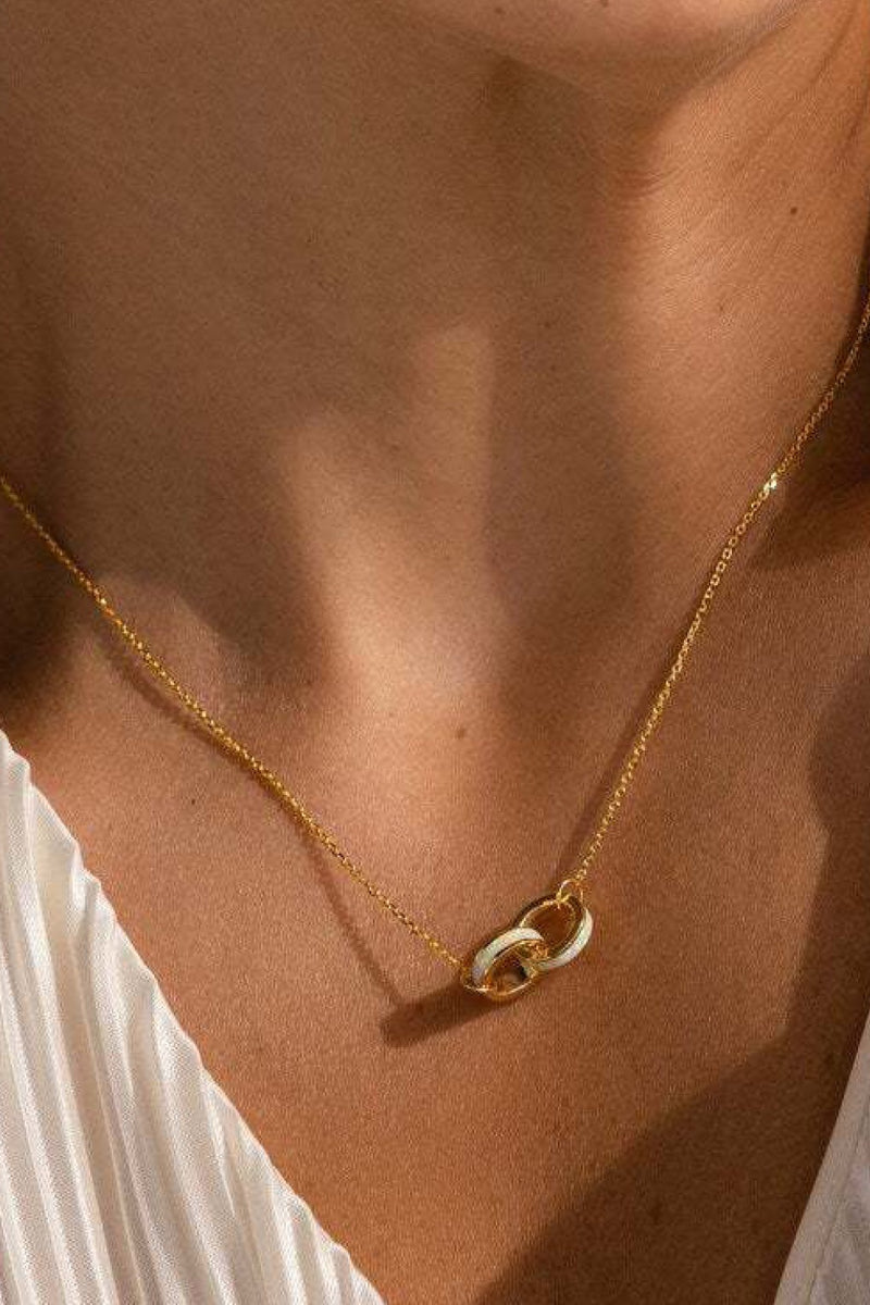 Charm Loop Tarnish Free Loop Charm Necklace – Endless Dreams Boutique