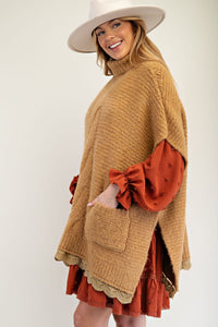 Sweater Knit Poncho