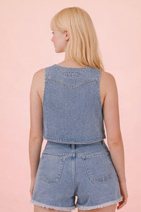 Very Jean Embroidered Vest