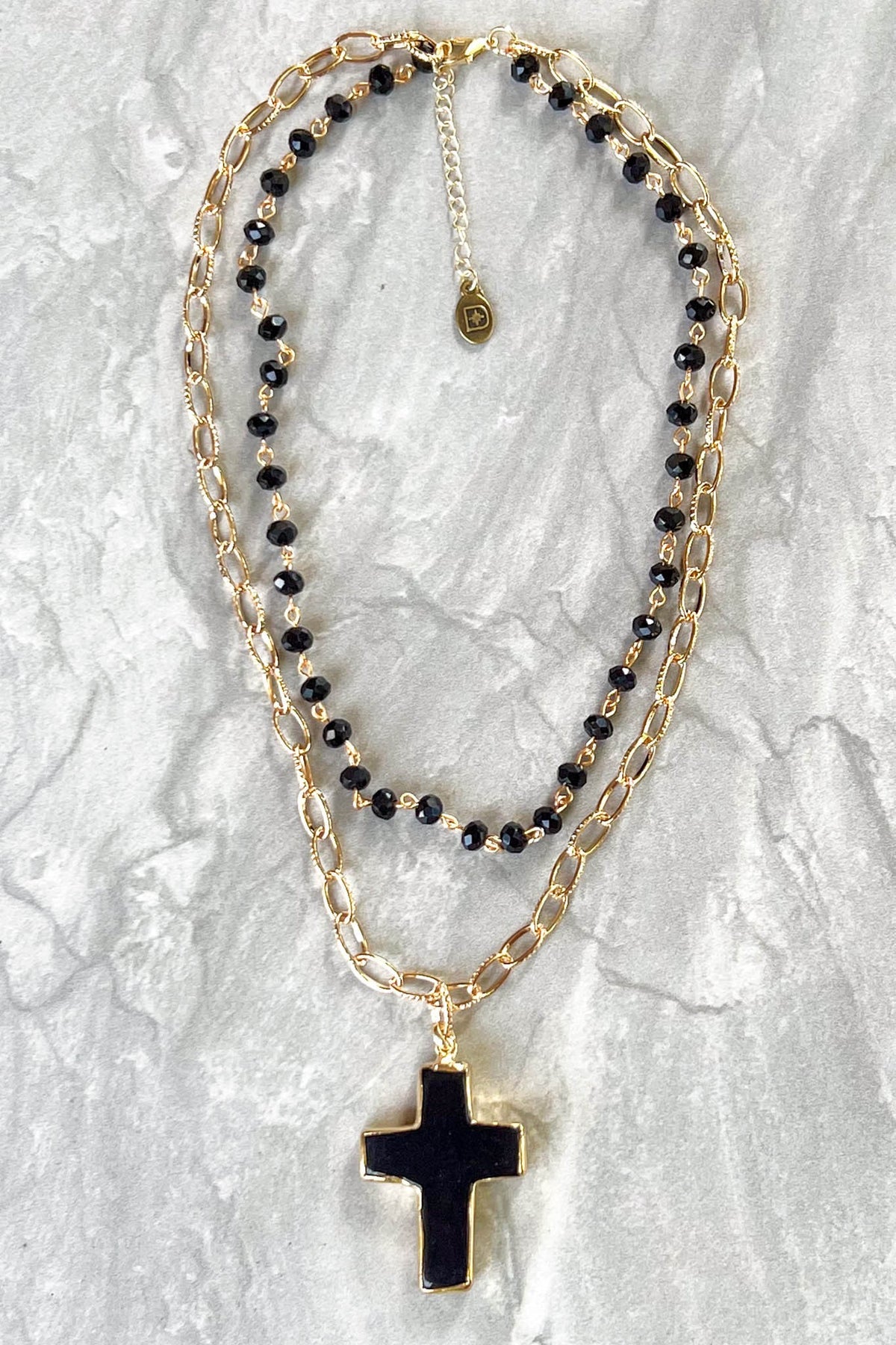 Vintage Chic Cross Necklace