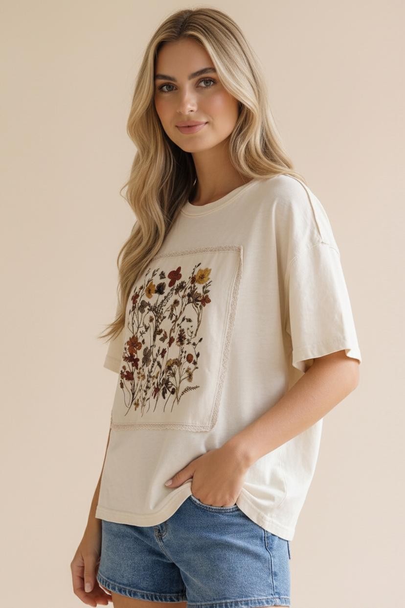 The BOHO Florals Top