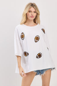 Vintage Patch Football Tee