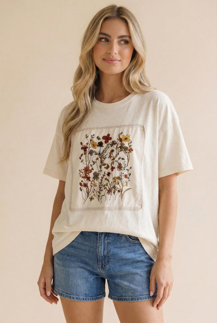 The BOHO Florals Top