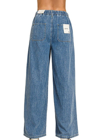 Wide Leg Drawstring Pants