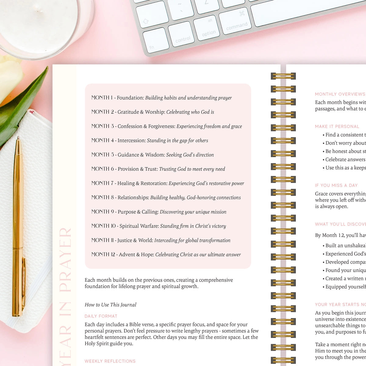 A Year In Prayer Journal