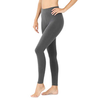 Cotton ash grey color leggings.