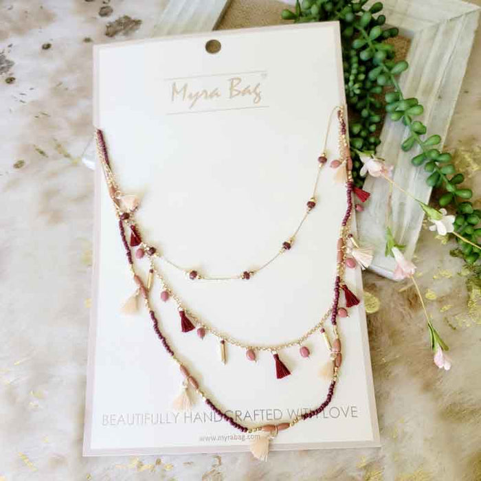 BOHO Natty Myra Bag Necklace