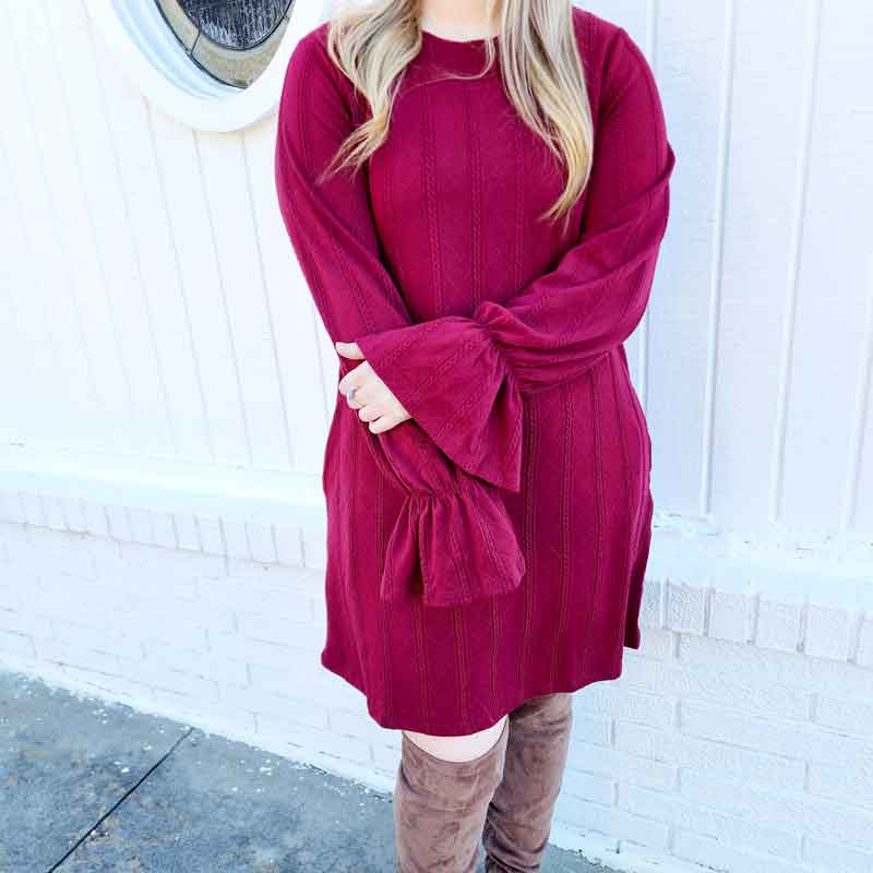 Cable Knit Dress