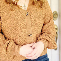 Popcorn Crop Sweater