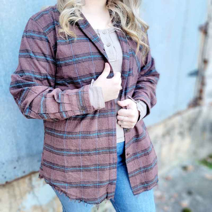 Chocolate Plaid Shirt