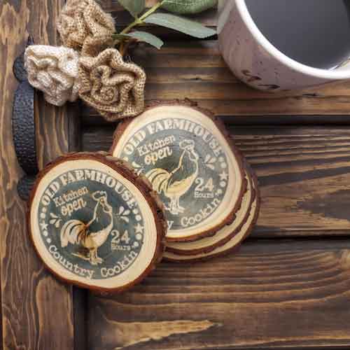 Country Cooking Handcrafted Coasters | LAST ONE!