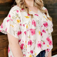 Floral Baby Doll Top