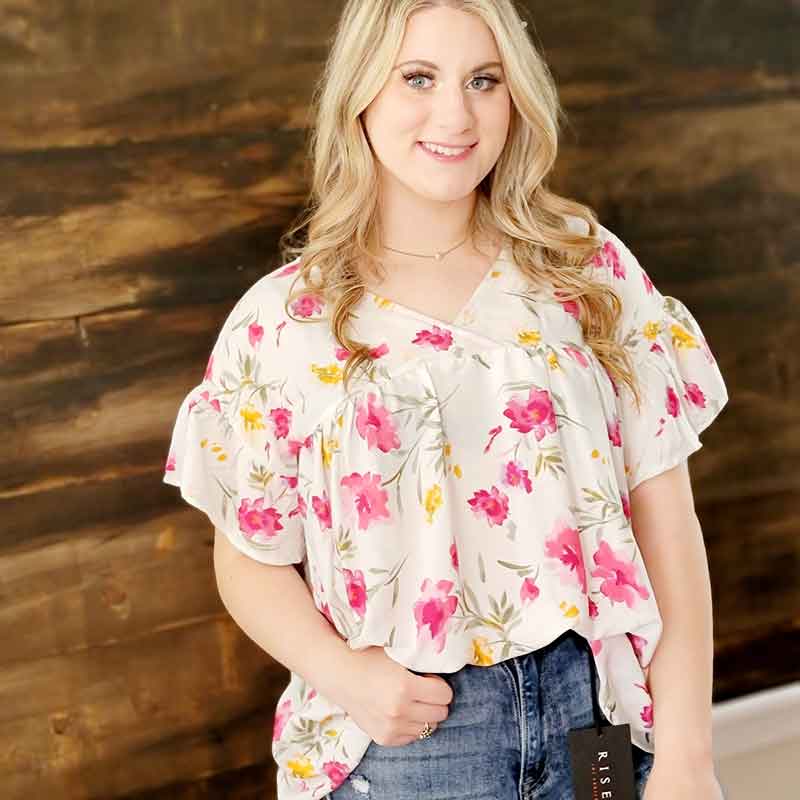 Floral Baby Doll Top