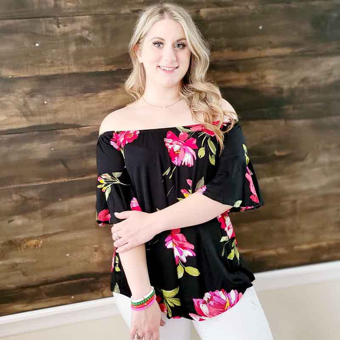 Floral Off Shoulder Top