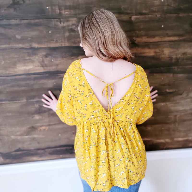 Dizzy Floral Blouse Top