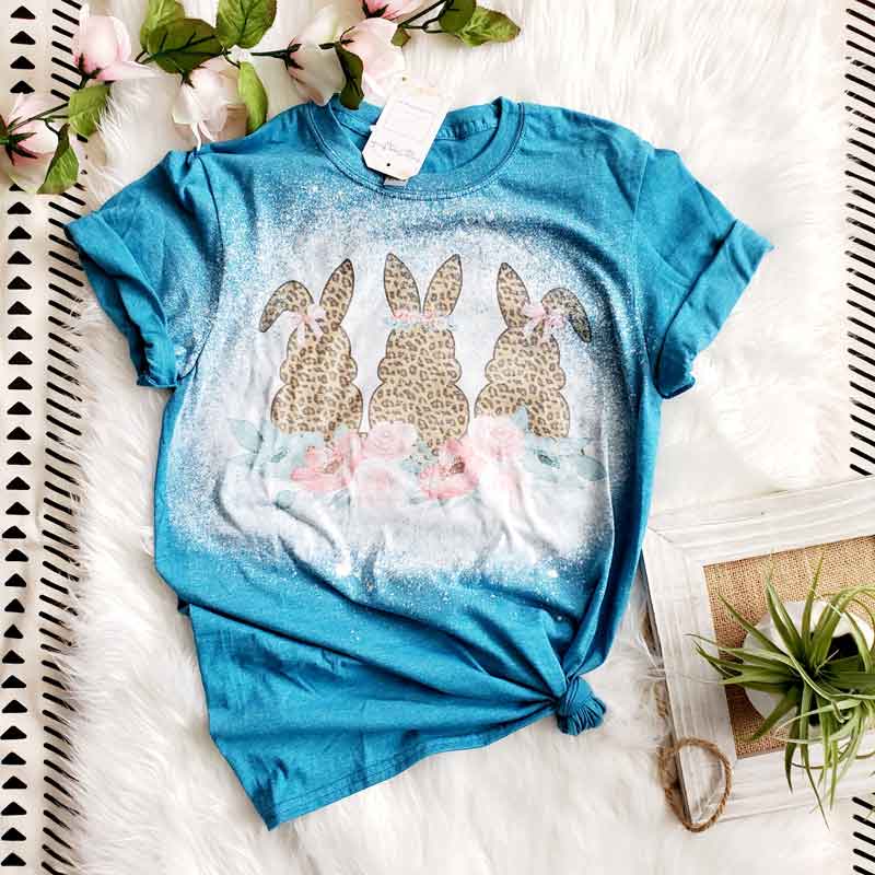 Leopard Easter Bunnies Graphic Tee | DISCONTINUED