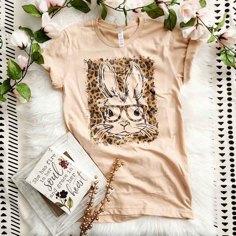 Leopard Print Bunny Tee | DISCONTINUED