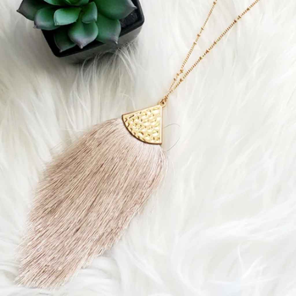 Tassel Pendant Necklace