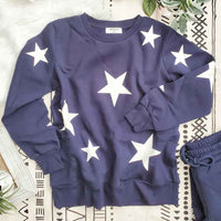 Star Pattern Sweatshirt