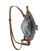 Ornate Brown Leather Myra Bag